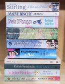 Mixed Set of 10 Books | Mixed Fiction Genre | Condition: Used Very Good | FREE Bookmarks | FREE Delivery