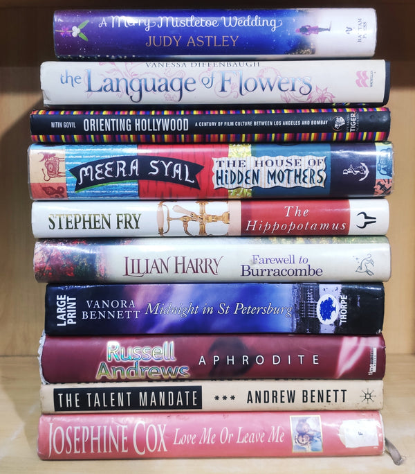 Mixed Genre Mostly Fiction | Lot of 10 Books | Free Shipping | Free Bookmarks