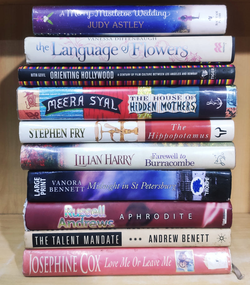 Mixed Genre Mostly Fiction | Lot of 10 Books | Free Shipping | Free Bookmarks