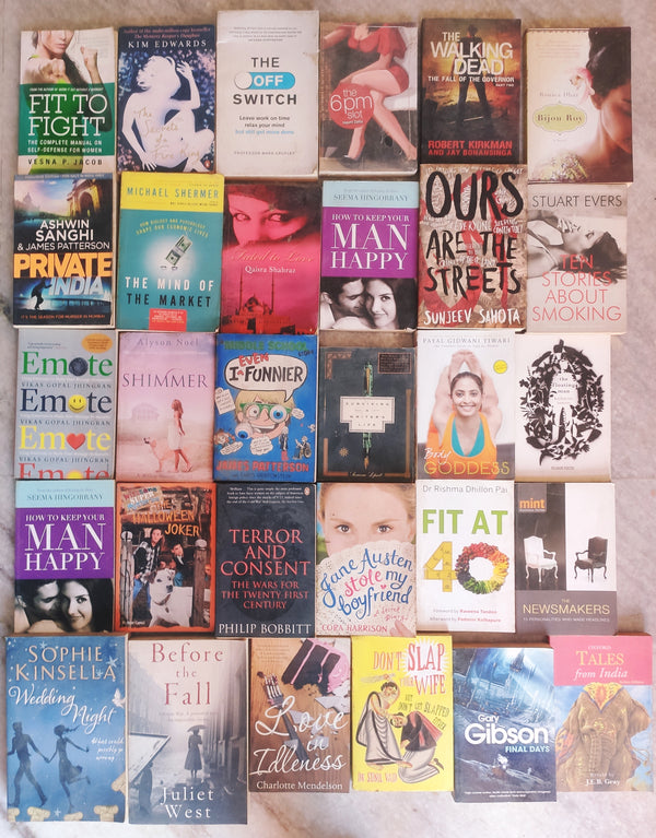 Mixed Lot of 30 Books | Mixed Genres | Condition: Used Good | FREE Bookmarks | FREE Delivery