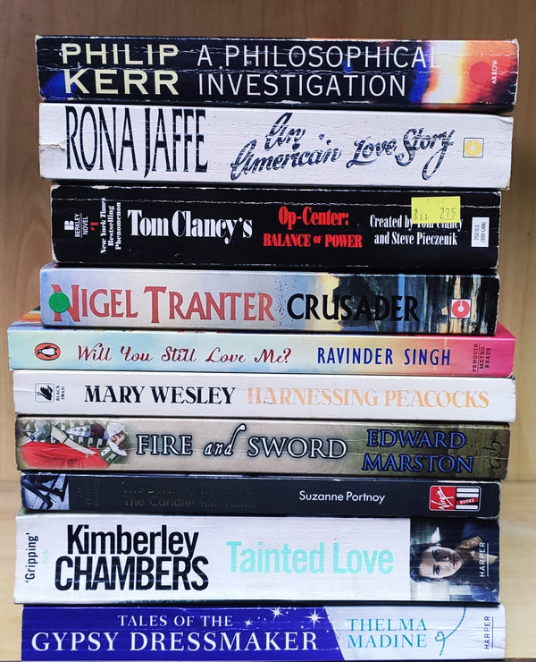 Mixed Set of 10 Books | Mixed Fiction Genre | Condition: Used Very Good | FREE Bookmarks | FREE Delivery