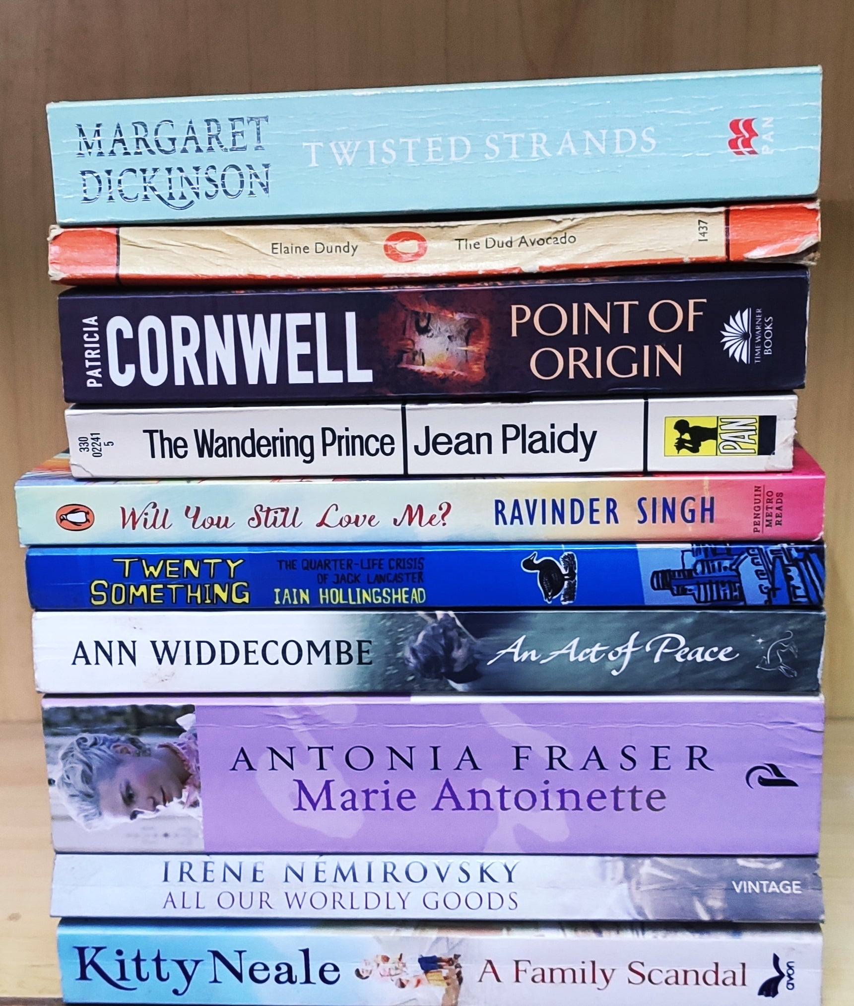 Mixed Set of 10 Books | Mixed Fiction Genre | Condition: Used Very Goo