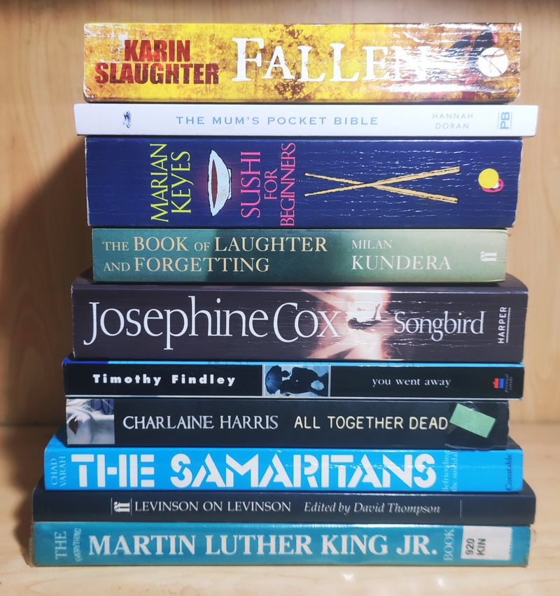 Mixed Set of 10 Books | Mixed Fiction Genre | Condition: Used Very Good | FREE Bookmarks | FREE Delivery