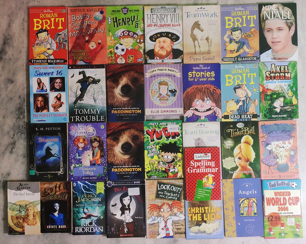 Children Fiction 30 Books | For 7-10 Years Old | Condition: Used Good | FREE Bookmarks | FREE Delivery