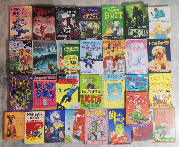 Children Fiction 30 Books | For 7-10 Years Old | Condition: Used Good | FREE Bookmarks | FREE Delivery