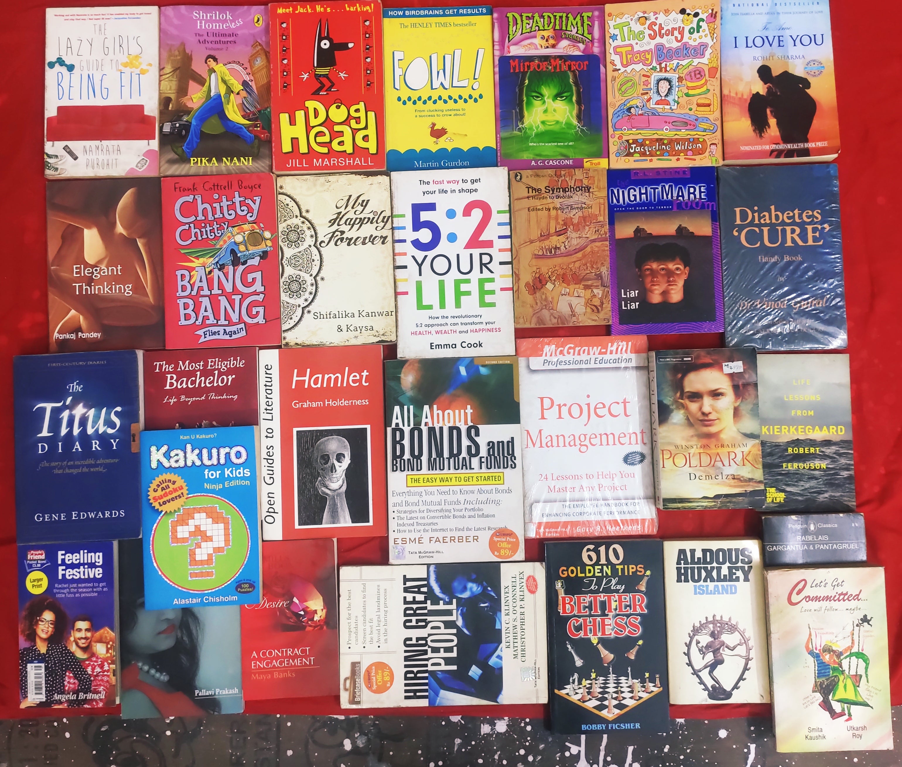 Mixed Lot of 30 Books | Mixed Genres | Condition: Used Good | FREE Boo