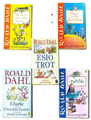Roald Dahl Bestselling Mixed Fiction | Pack Of 5 Books | FREE Bookmarks