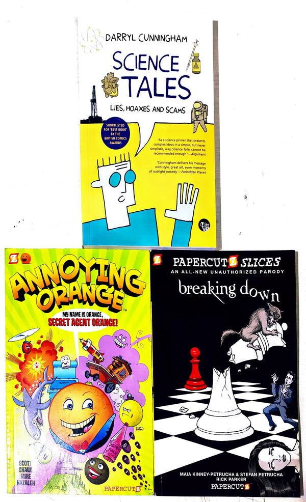 Papercutz Graphic Novels and Science Tales | Set of 3 Books | Condition: New
