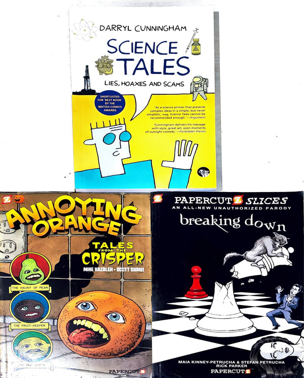 Papercutz Graphic Novels and Science Tales | Set of 3 Books | Condition: New
