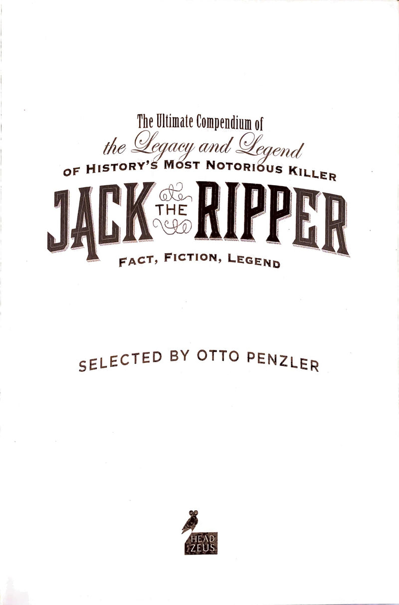 Short Stories of Jack the Ripper | Most Notorious Killer | 1000 Pages | Condition: Pre Loved (Without Dust Cover)