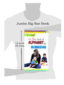 (Jumbo Size) Big Book of Alphabet & Numbers | 2 in 1 Series| Condition: New