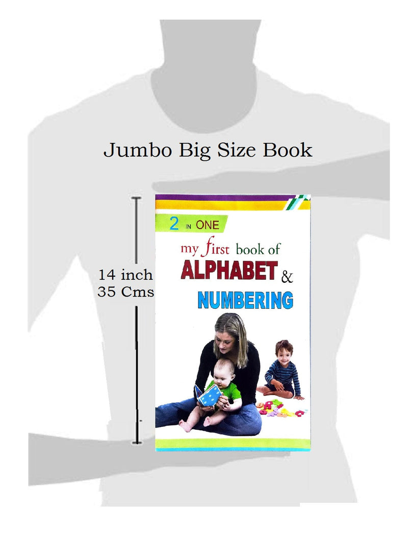 Perfect Return Gift Item for your Kids Birthday Party | Jumbo Size Alphabet & Number Books | Pack of 20 Copies