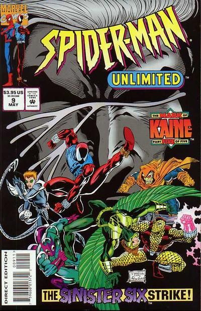 Spider-Man Unlimited The Mark of Kaine - Part 5. Unholy Alliances |  Issue#9A | Year:1995 | Series: Spider-Man | Pub: Marvel Comics