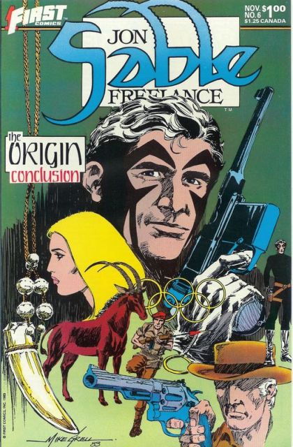 Jon Sable, Freelance A Deadly Shade Of Violent! |  Issue#6 | Year:1983 | Series: Jon Sable | Pub: First Comics