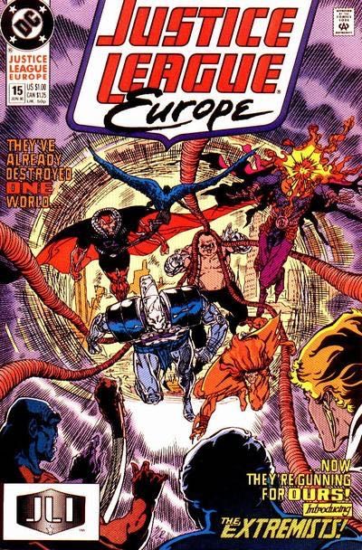 Justice League Europe / International The Extremist Vector, Part 1: Kings of the Dust |  Issue#15A | Year:1990 | Series: JLA | Pub: DC Comics