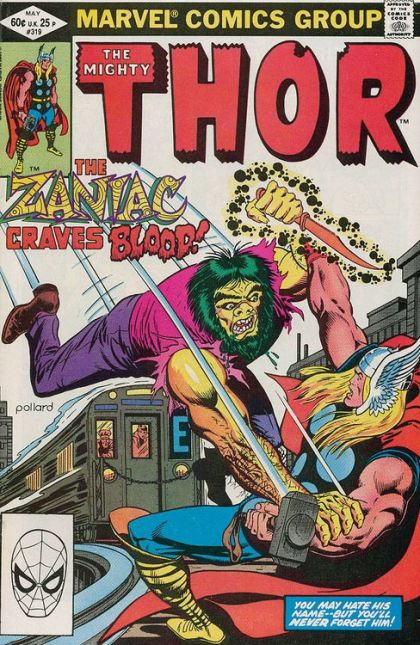 Thor, Vol. 1 The Zaniac Craves Blood |  Issue