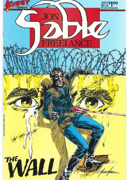 Jon Sable, Freelance The Wall |  Issue#14 | Year:1984 | Series: Jon Sable | Pub: First Comics