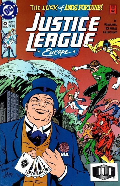 Justice League Europe / International 'Round and 'Round and 'Round It Goes... |  Issue#43A | Year:1992 | Series: JLA | Pub: DC Comics