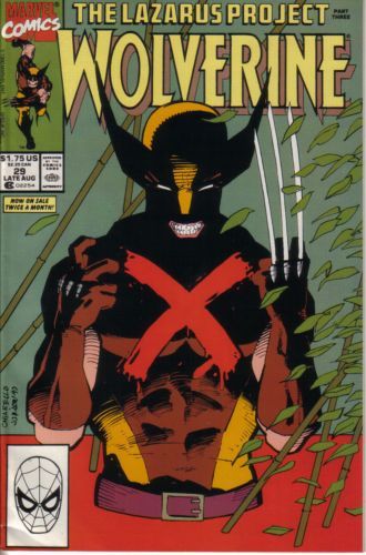 Wolverine, Vol. 2 The Lazarus Project, Part 3 |  Issue#29A | Year:1990 | Series: Wolverine | Pub: Marvel Comics