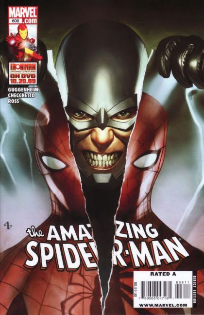The Amazing Spider-Man, Vol. 2 Who Was Ben Reilly?, Part 1 |  Issue#608A | Year:2009 | Series: Spider-Man | Pub: Marvel Comics | Adi Granov Regular