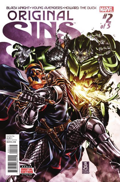 Original Sins (Marvel) Original Sin - Black Knight/ Young Avengers/Howard The Duck, Black Knight: Black Legacy / Young Avengers: Hidden In Plain Sight, Part Two / Howard The Duck: Before Your Eyes |  Issue#2 | Year:2014 | Series:  |