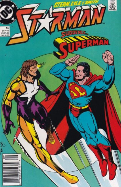 Starman, Vol. 1 Look-- Up in the Sky...! |  Issue#14B | Year:1989 | Series: Starman | Pub: DC Comics | Newsstand Edition