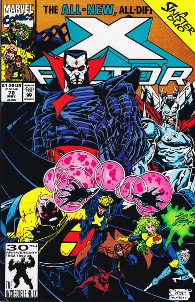 X-Factor Playing With Fire! |  Issue#78A | Year:1992 | Series: X-Factor | Pub: Marvel Comics