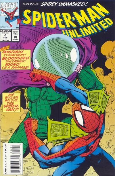 Spider-Man Unlimited, Vol. 1 The Man Who Would Be Spider-Man / Still Living In Fear / Just A Joe Named Guy |  Issue#4A | Year:1993 | Series: Spider-Man |
