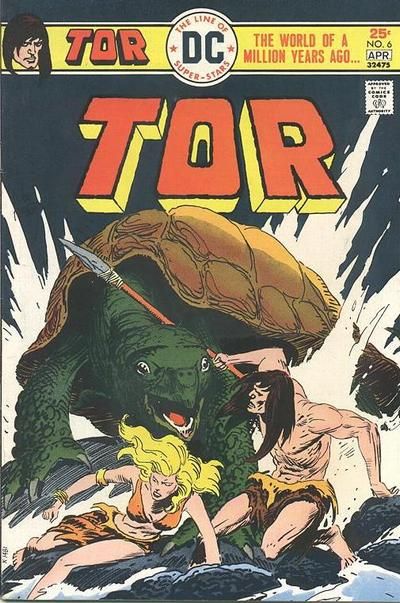 Tor, Vol. 1 Cave Snake; Imagine Yourself...; Fire |  Issue#6 | Year:1976 | Series:  | Pub: DC Comics
