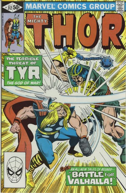 Thor, Vol. 1 The Judgement of Tyr |  Issue#312A | Year:1981 | Series: Thor |
