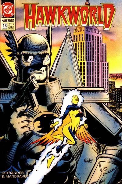 Hawkworld, Vol. 2 Wall Street Raider |  Issue#13 | Year:1991 | Series: Hawkworld | Pub: DC Comics