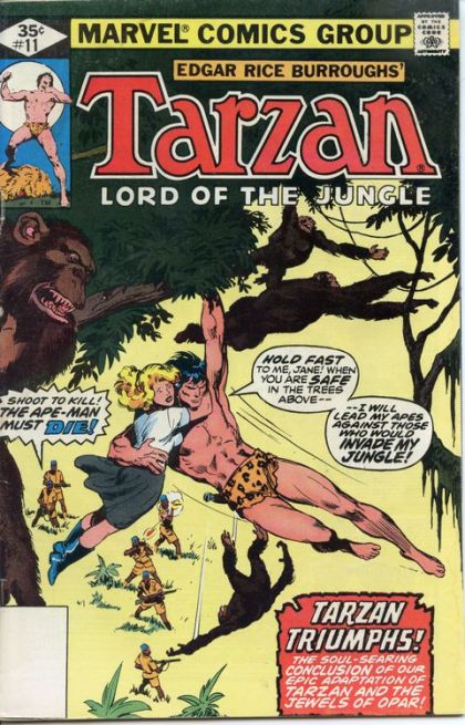 Tarzan (Marvel Comics) Tarzan Triumphs |  Issue#11A | Year:1978 | Series: Tarzan | Pub: Marvel Comics