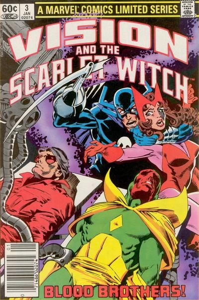 Vision and the Scarlet Witch, Vol. 1 Blood Brothers |  Issue#3B | Year:1983 | Series: Vision and Scarlet Witch |  Newsstand Edition