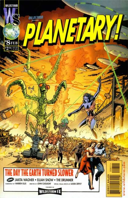 Planetary The Day the Earth Turned Slower |  Issue#8 | Year:1999 | Series: Planetary | Pub: DC Comics