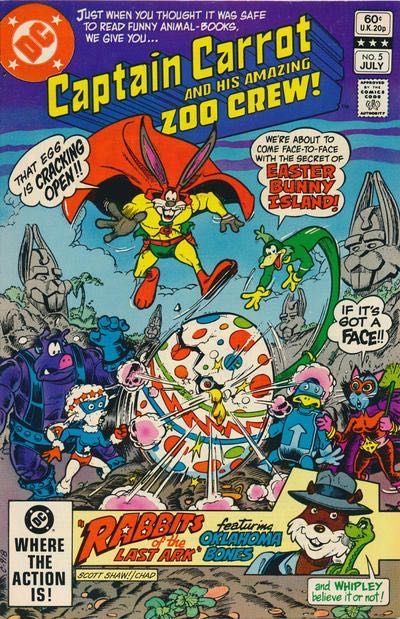 Captain Carrot The Secret of Easter Bunny Island |  Issue#5A | Year:1982 | Series:  |