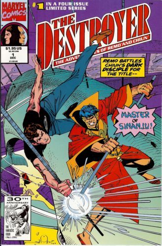 The Destroyer (1991-1992) The Adventures of Remo and Chiun 1 of 4 The Terrormaster |  Issue#1 | Year:1991 | Series:  | Pub: Marvel Comics