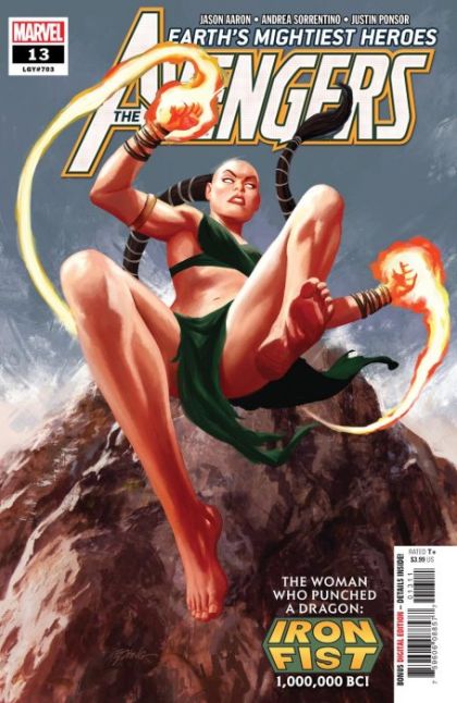 Avengers, Vol. 8 The Girl Who Punched The Dragon |  Issue#13A | Year:2019 | Series: Avengers | Pub: Marvel Comics | Regular Steve Epting Cover