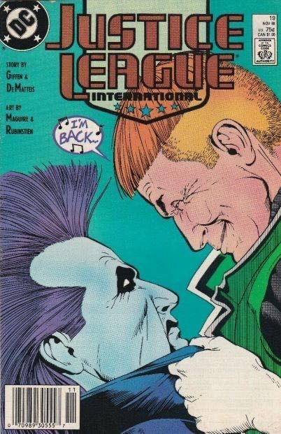 Justice League / International / America No More Mr. Nice-Guy! |  Issue#19B | Year:1988 | Series: Justice League | Pub: DC Comics