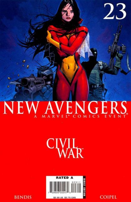 New Avengers, Vol. 1 Civil War - New Avengers: Disassembled, Part Three |  Issue#23A | Year:2006 | Series:  | Pub: Marvel Comics |