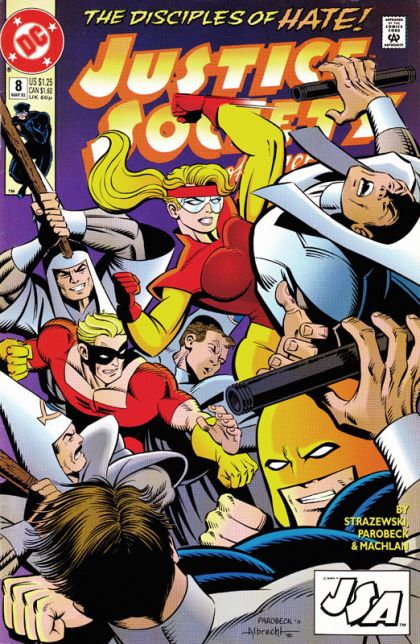Justice Society of America, Vol. 2 Whispering Death |  Issue#8A | Year:1993 | Series: JSA | Pub: DC Comics |