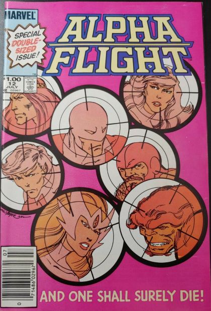 Alpha Flight, Vol. 1 ...And One Shall Surely Die |  Issue#12B | Year:1984 | Series: Alpha Flight | Pub: Marvel Comics | John Byrne Newsstand Edition