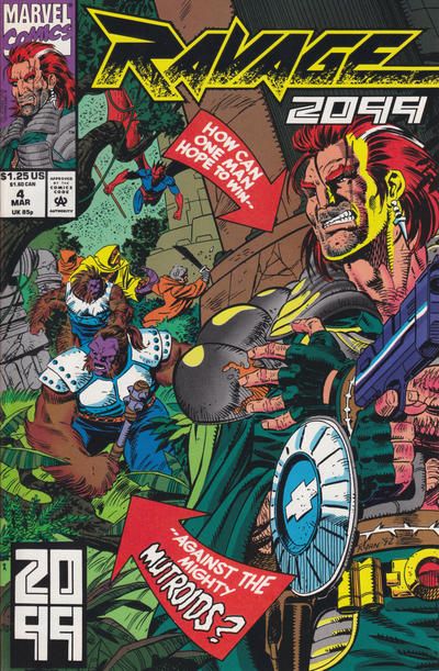 Ravage 2099 The Mark Of The Mutroid |  Issue#4A | Year:1993 | Series: Ravage | Pub: Marvel Comics |