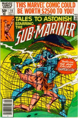 Tales to Astonish, Vol. 2 Never Bother A Barracuda |  Issue#10B | Year:1980 | Series:  | Pub: Marvel Comics |