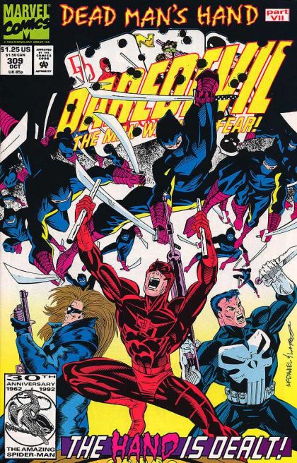 Daredevil, Vol. 1 Dead Man's Hand - Part 7: Cards On The Table |  Issue#309A | Year:1992 | Series: Daredevil | Pub: Marvel Comics