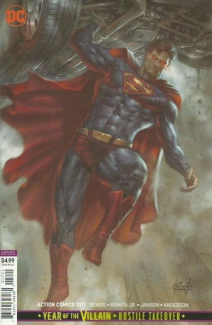 Action Comics, Vol. 3 Year of the Villain - Metropolis Doom! |  Issue#1017B | Year:2019 | Series: Superman | Pub: DC Comics | Lucio Parrillo Variant