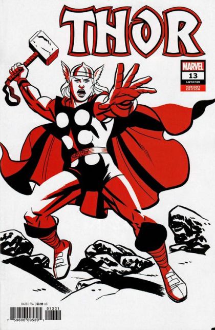 Thor, Vol. 6 Prey, Part Five |  Issue#13C | Year:2021 | Series:  | Pub: Marvel Comics | Variant Michael Cho Thor Two-Tone Cover