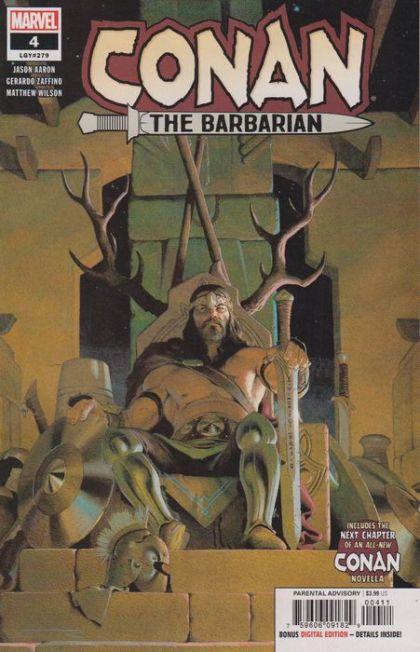 Conan the Barbarian, Vol. 3 The Life & Death of Conan, Part Four: the King in the Cage; Black Starlight, Part 4 |  Issue#4A | Year:2019 | Series:  | Pub: Marvel Comics | Esad Ribic Cover