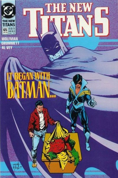 The New Titans Deja Vu |  Issue#65 | Year:1990 | Series: Teen Titans | Pub: DC Comics