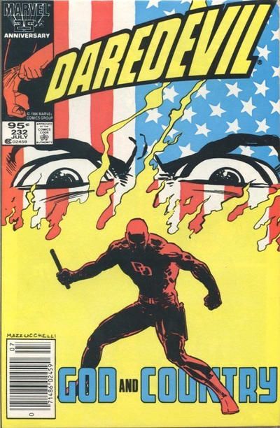 Daredevil, Vol. 1 Born Again, God And Country |  Issue#232C | Year:1986 | Series: Daredevil | Pub: Marvel Comics
