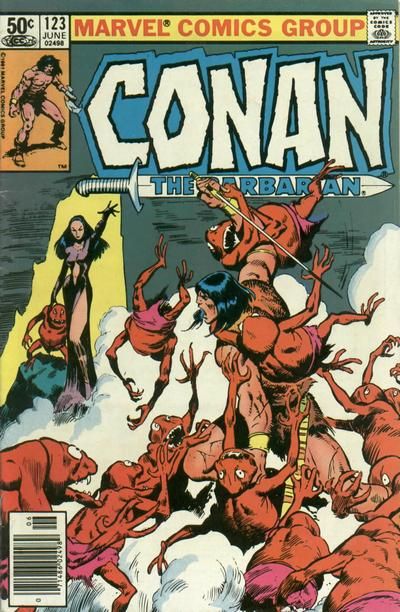Conan the Barbarian, Vol. 1 The Terror Beneath The Hills |  Issue#123B | Year:1981 | Series: Conan | Pub: Marvel Comics